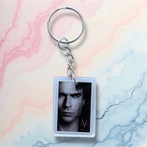 Vampire diaries acrylic keychain